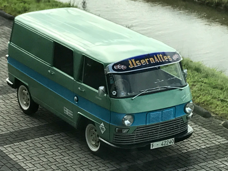 This is an Auto Union van that was sitting out front.